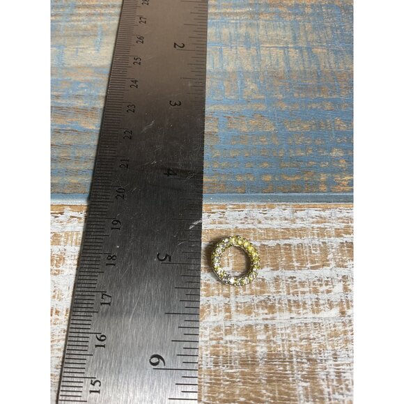 Crystal Rhinestone Circular Pendant Charm Pendant - Picture 2 of 4